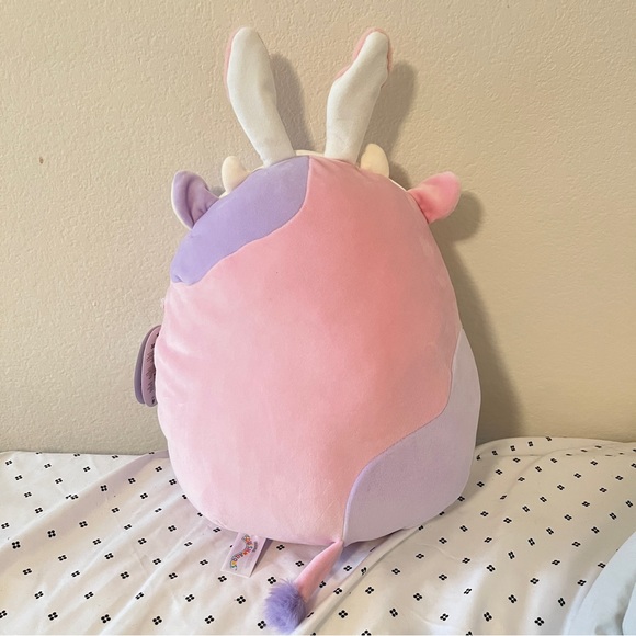 NWT 12” Patty the Cow with Bunny Ears Easter Squishmallow - Picture 3 of 3
